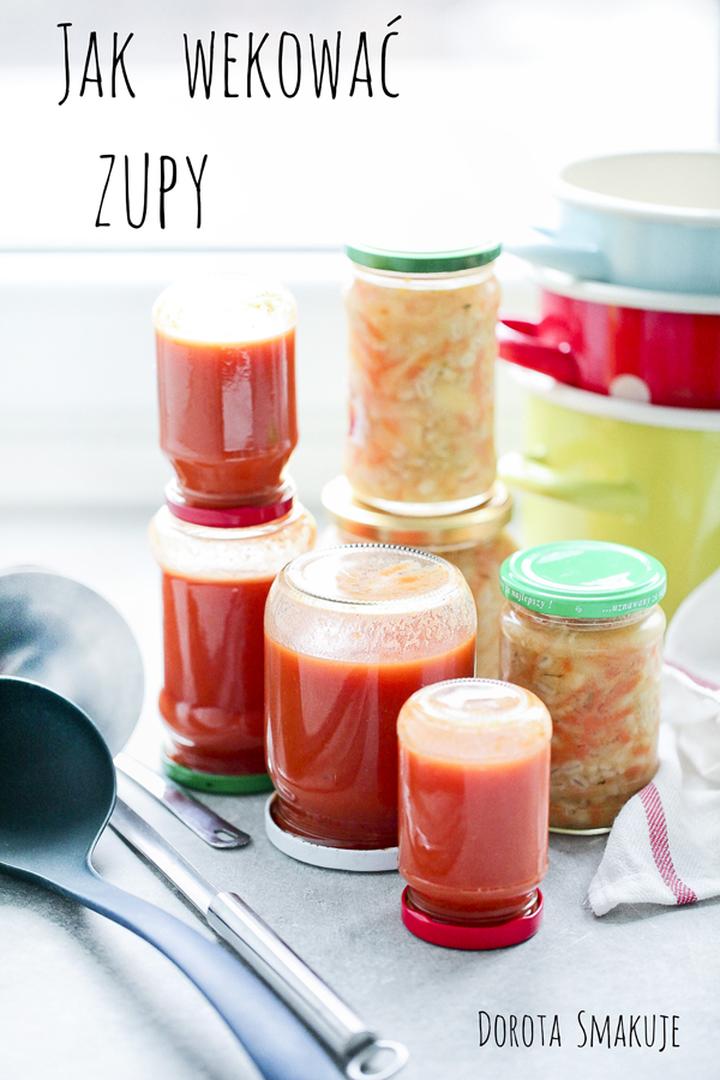 Pasteryzacja zup w słoikach