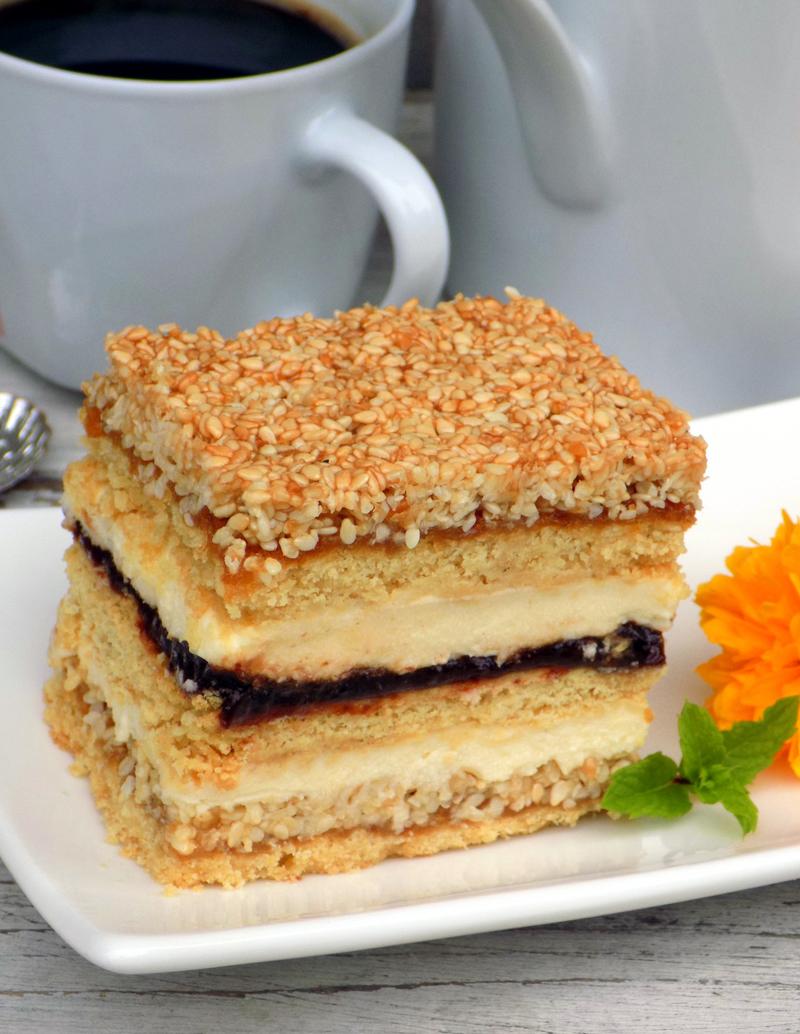 Ciasto sezamowe krok po kroku