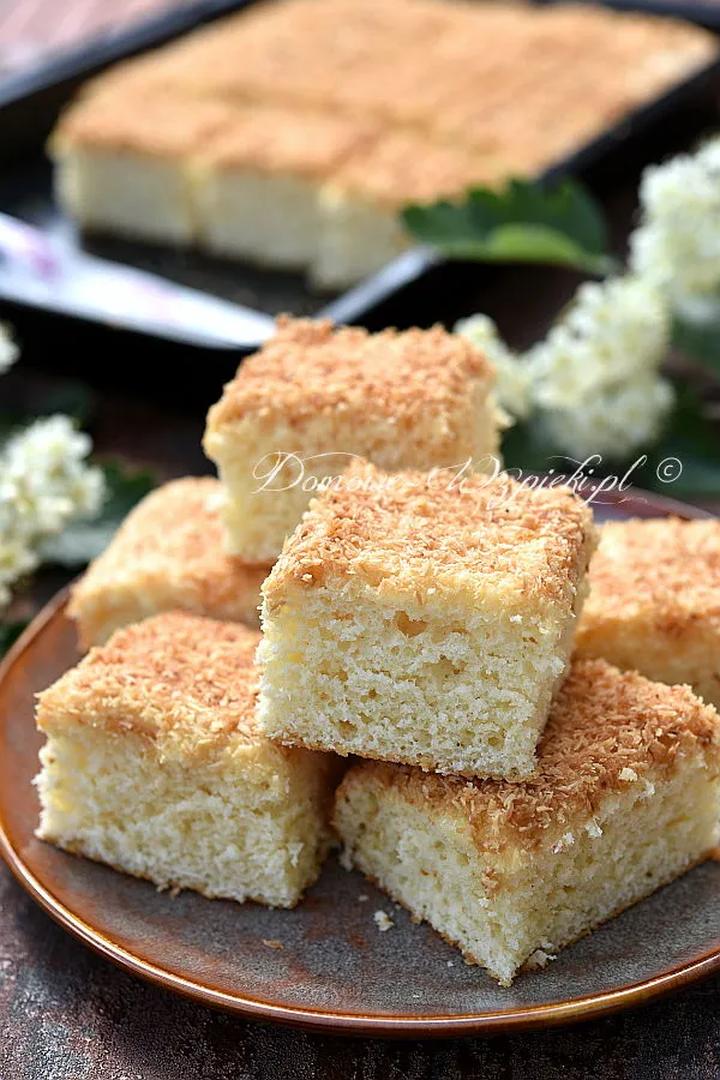 Szybkie ciasto kokosowe
