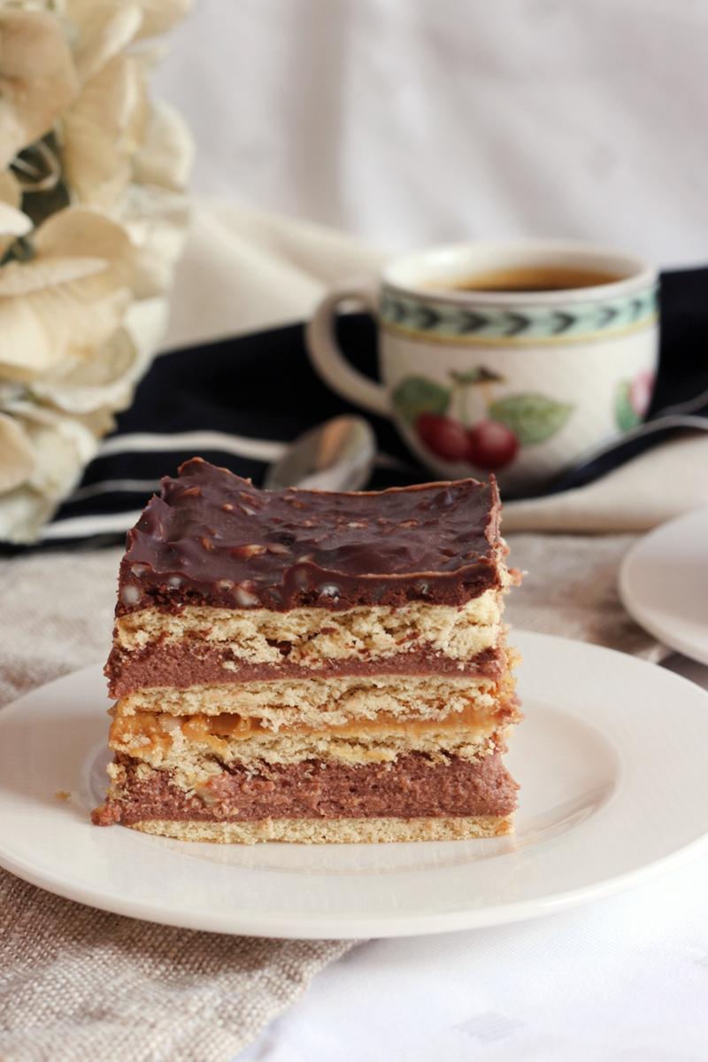 Ciasto z jabłkami i karmelem