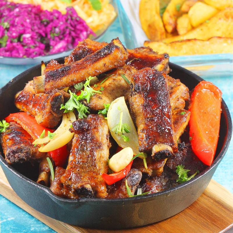 Żeberka w piekarniku