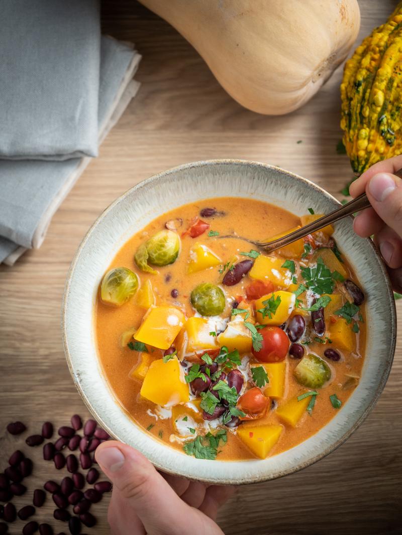 Rozgrzewający krem z dyni