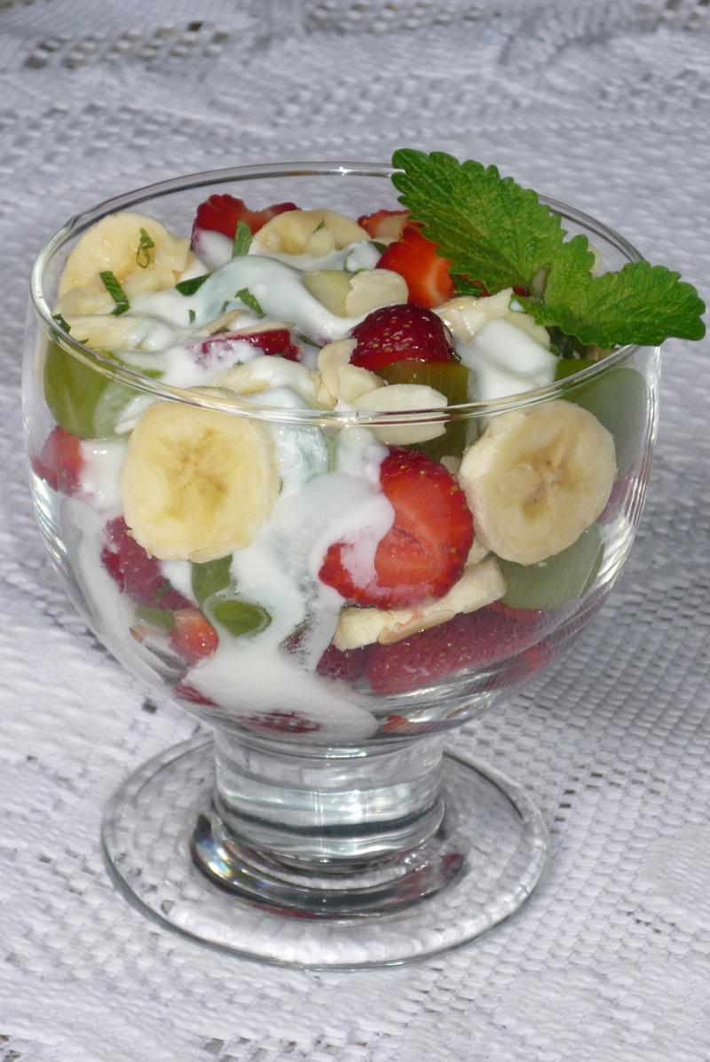 Łączenie smaków w sałatkach owocowych