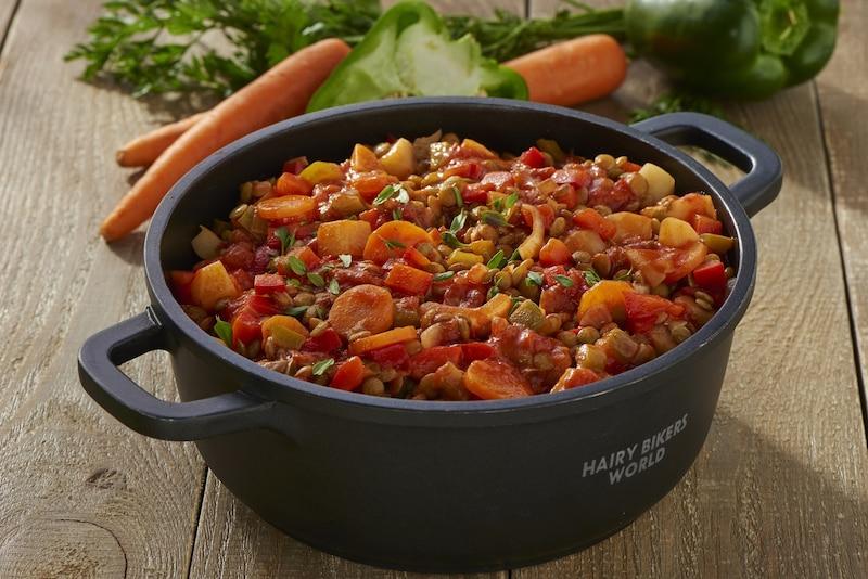 Gulasz z zielonej soczewicy